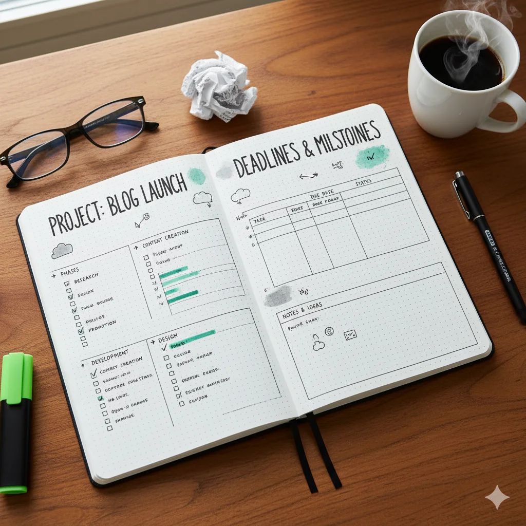 Project Planning Spreads