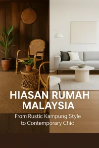 Hiasan Rumah Malaysia: From Rustic Kampung Style to Contemporary Chic