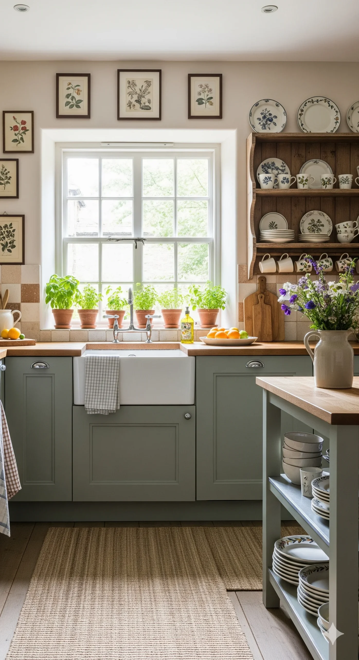 Cozy Cottagecore Kitchen