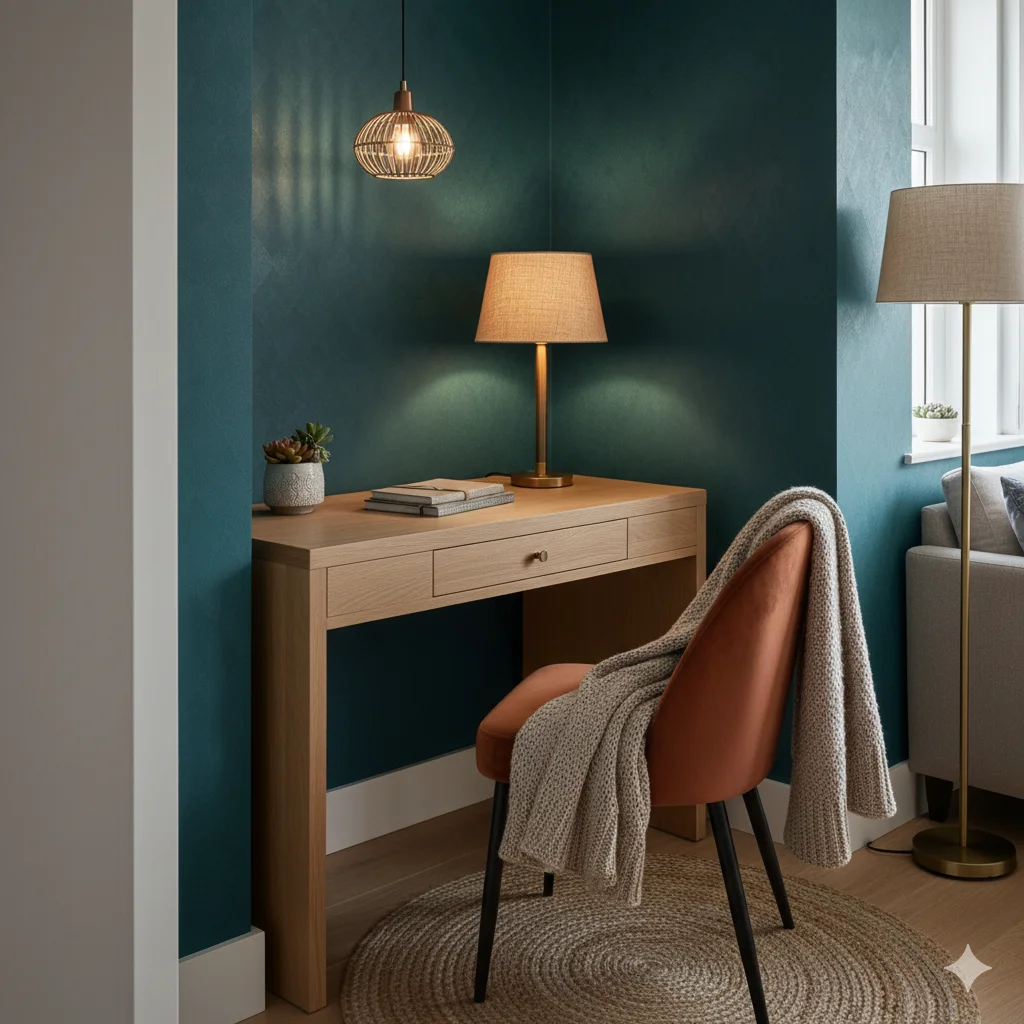 Luxury Condo Home Office Nook