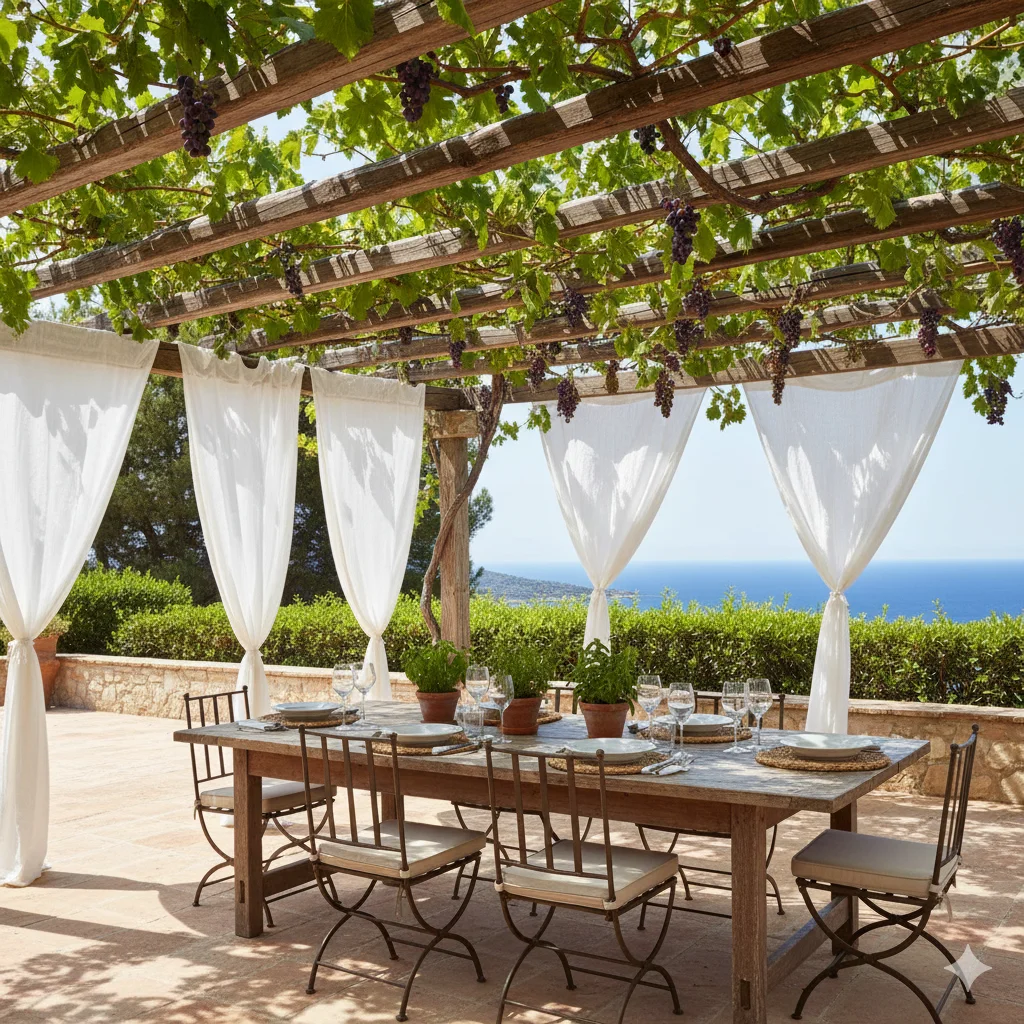 Mediterranean Terrace outdoor dining space