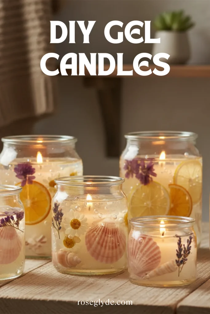 DIY Gel Candles Ideas