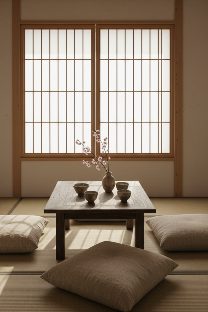 Wabi-Sabi Aesthetics Dining Room