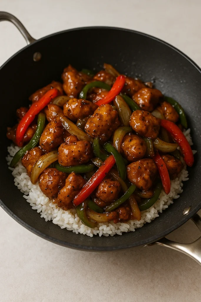  Singaporean Quick and Easy Recipes: Black Pepper Chicken Stir-Fry