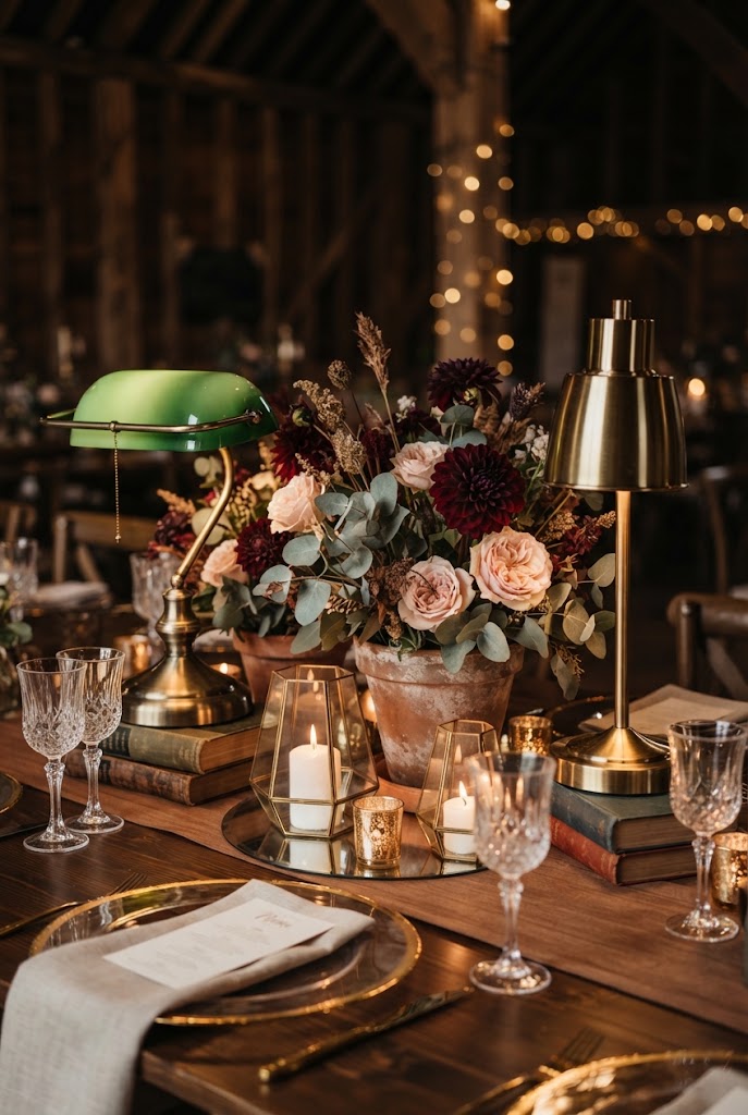 Vintage Lamps & Lanterns Lighting for evening receptions
