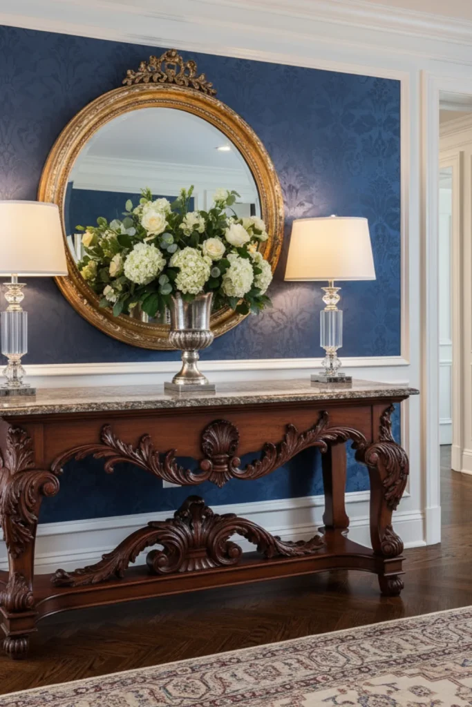 Luxury Condo Entryway Console Table