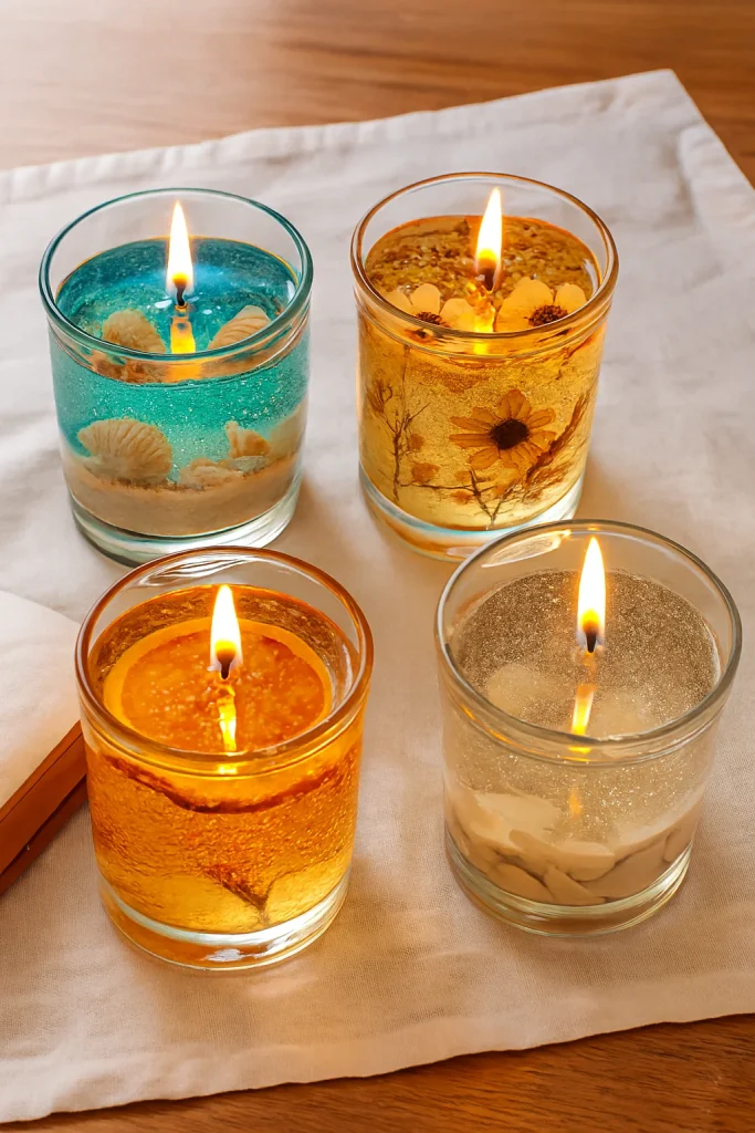 Creative Decorative Gel Candles