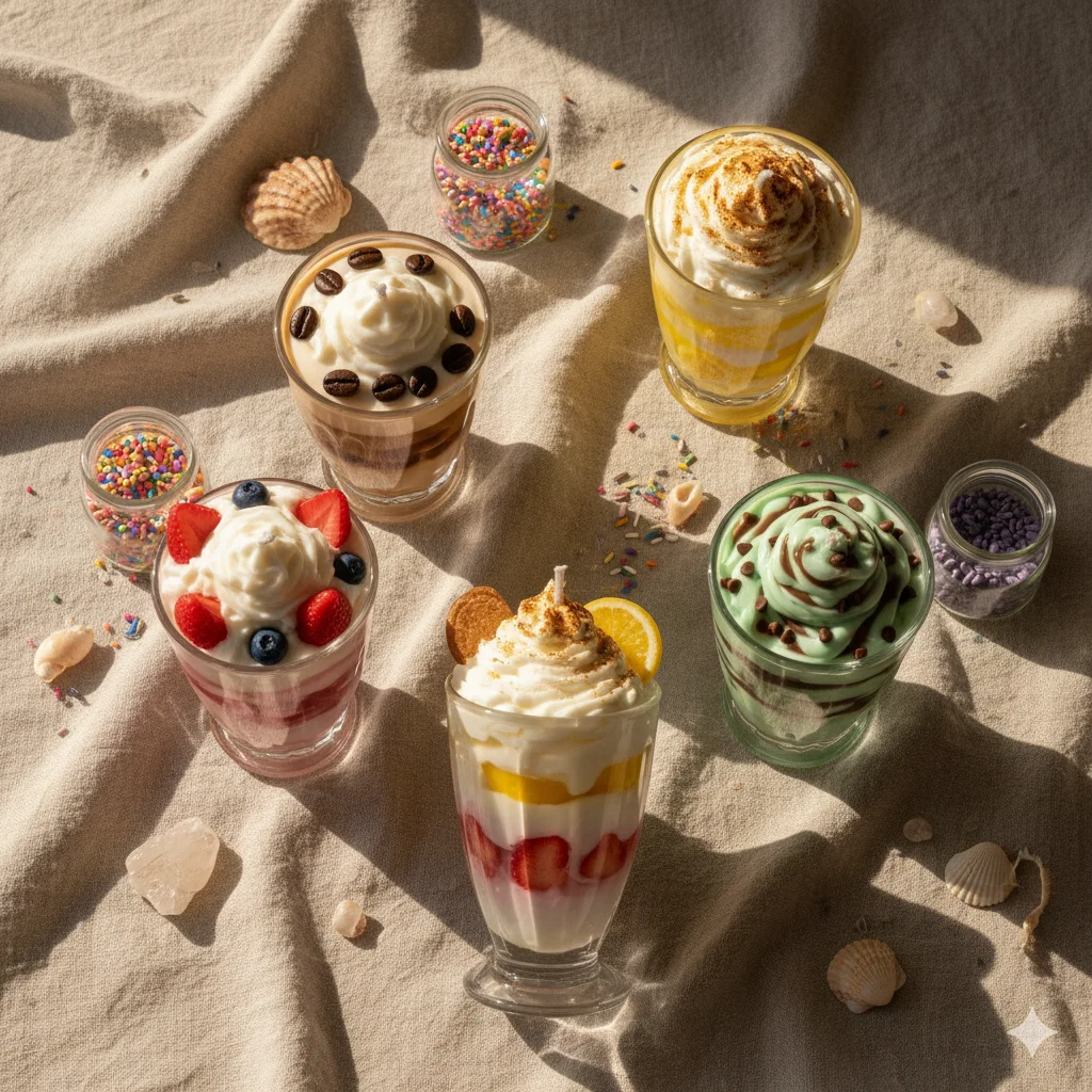 Dessert-Inspired Gel Candles