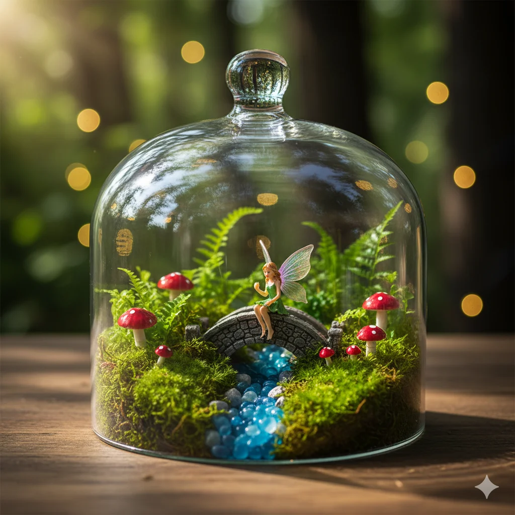 Terrarium Decoration Ideas: Fairy Garden Terrarium