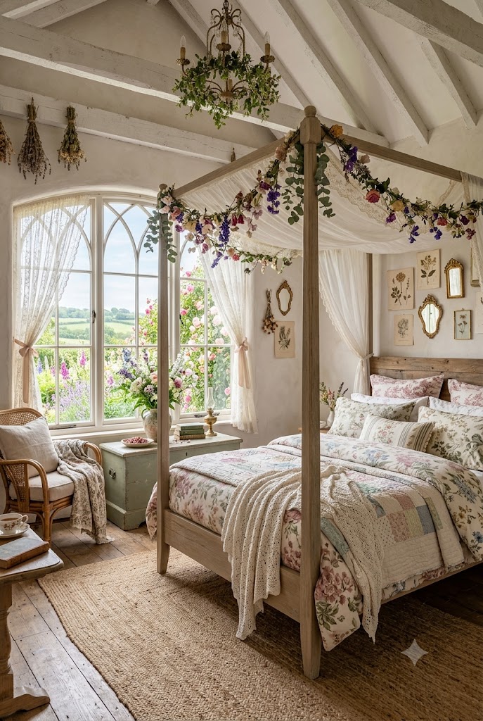 Cozy Cottagecore Bedroom for Winter