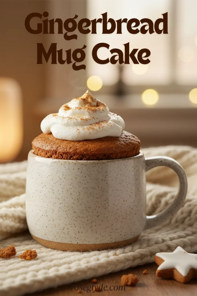 Gingerbread Mug Cake Recipe