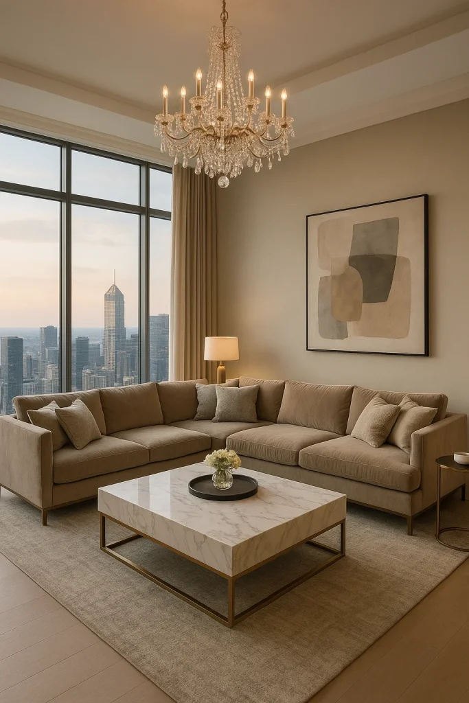 Luxury Condo Styling Living Room Design