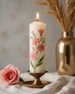 How to Turn Plain Candles into Art