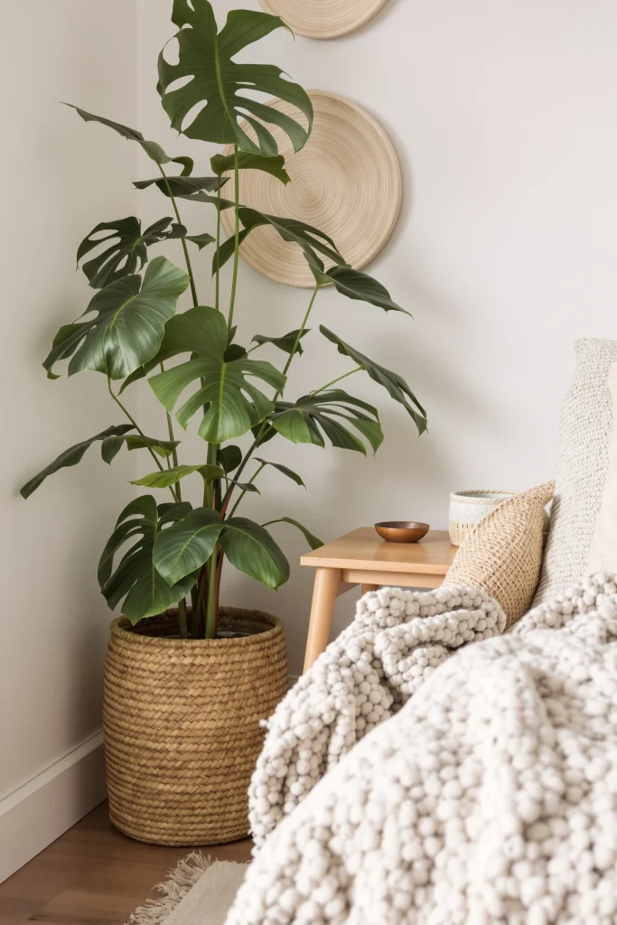 Monstera for tropical home decor