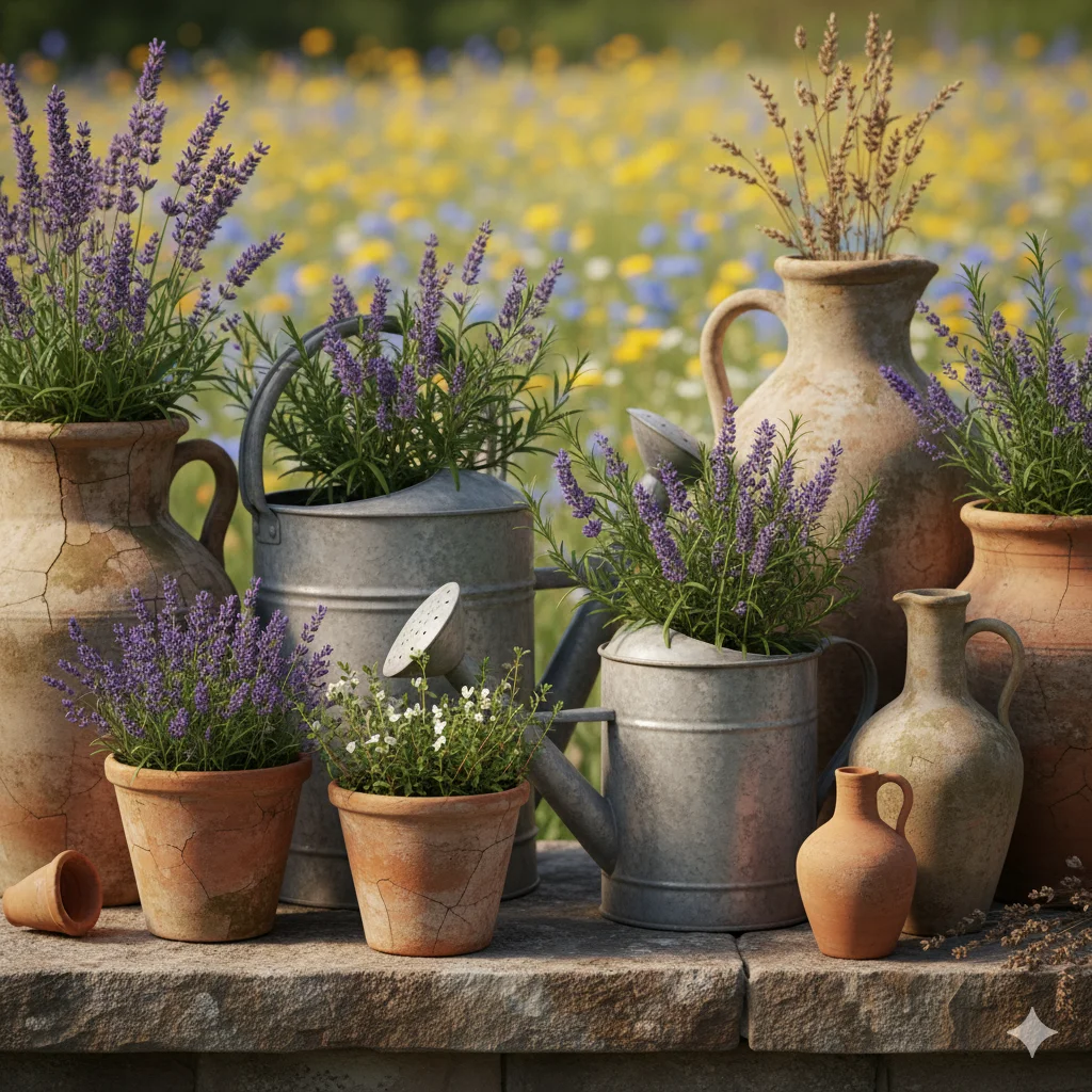 French Countryside Garden Vintage Décor