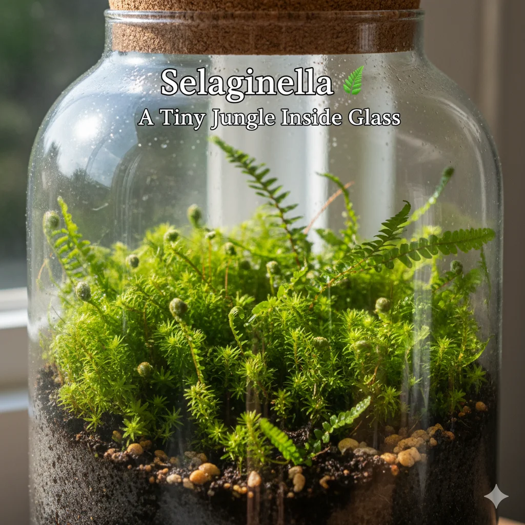 Selaginella (Spike Moss) Best Plants for Closed Terrariums