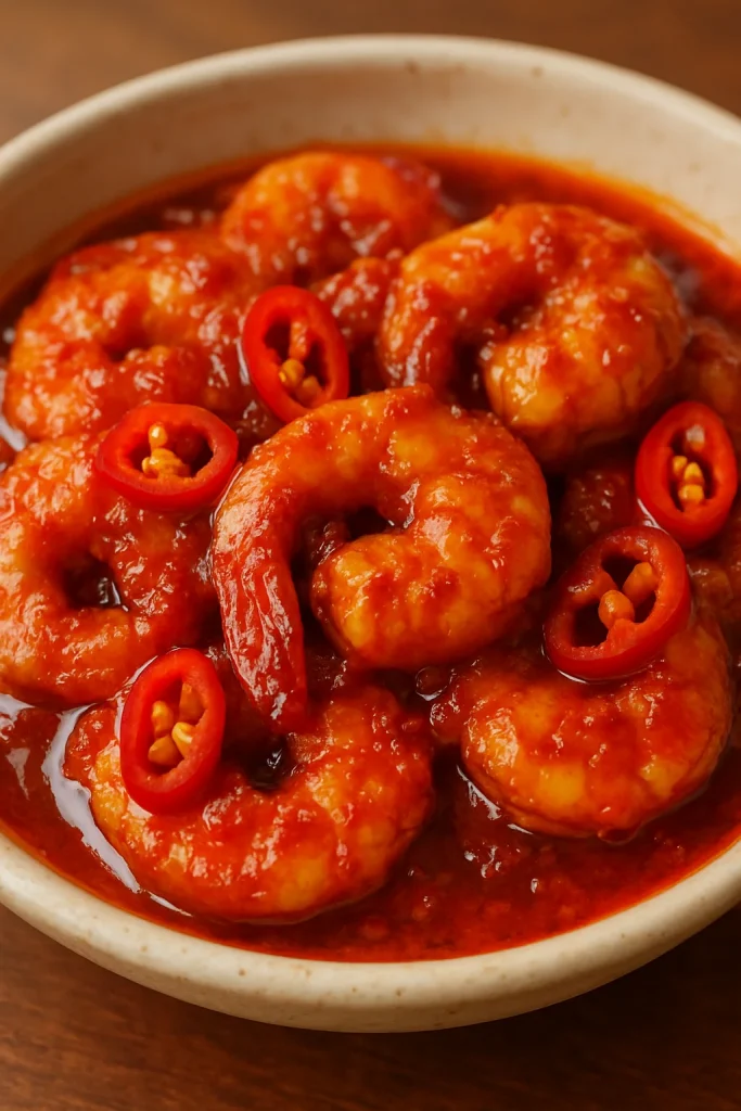  Singaporean Quick and Easy Recipes: Sambal Prawns