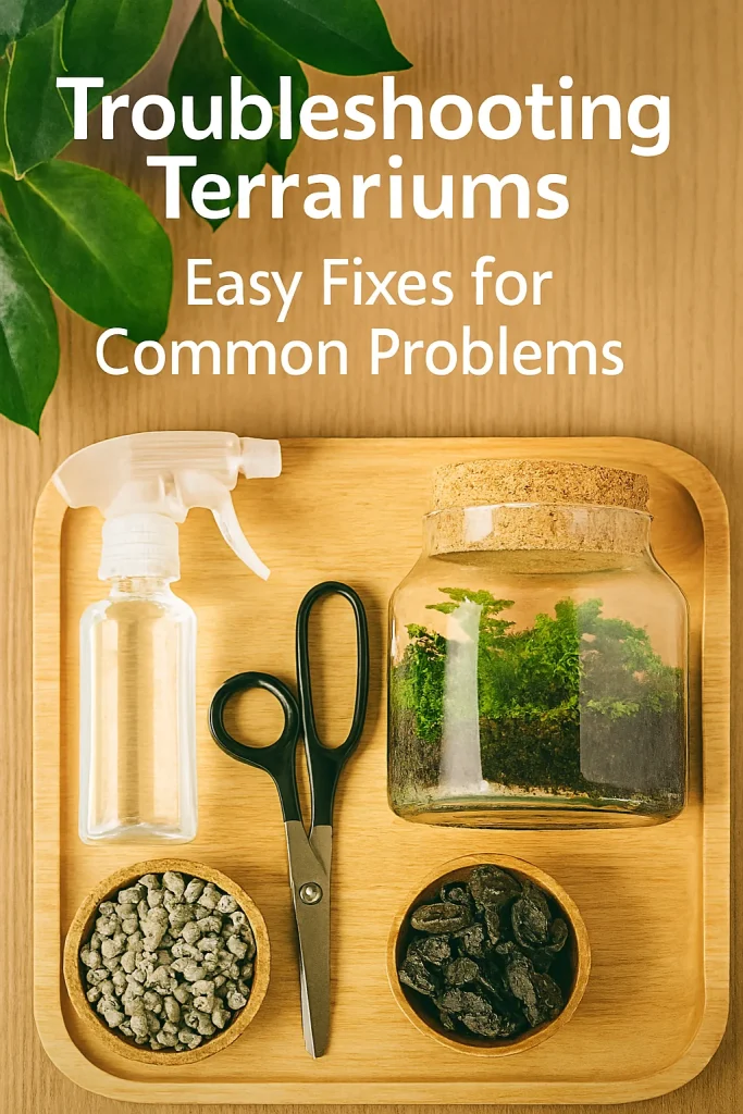 Troubleshooting Terrariums EAsy fixes for common terrarium problems