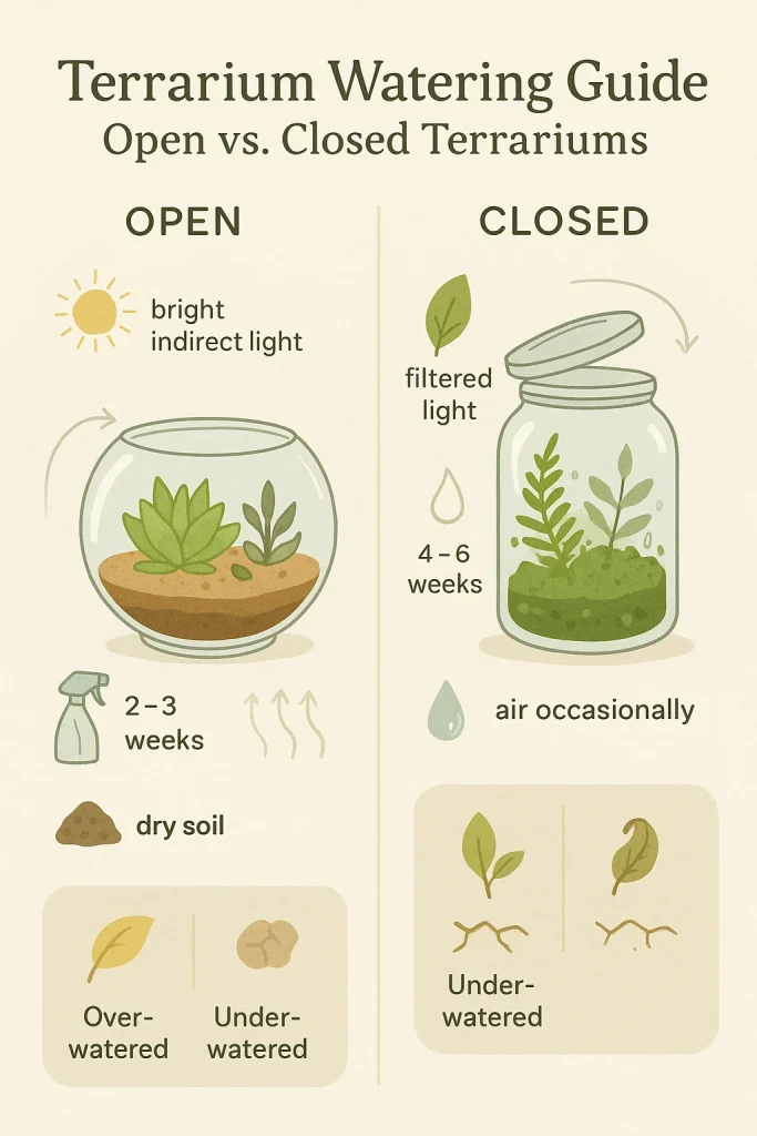 Terrarium Care & Maintenance: Watering, Light & Common Problems