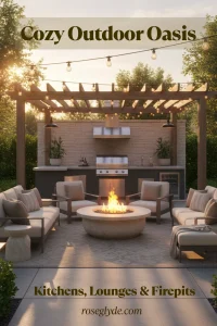 Outdoor Living Trends: Kitchens, Lounges & Firepits for the Perfect Garden