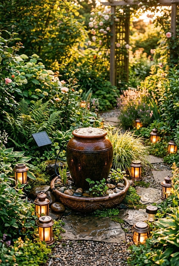 Solar Water Features