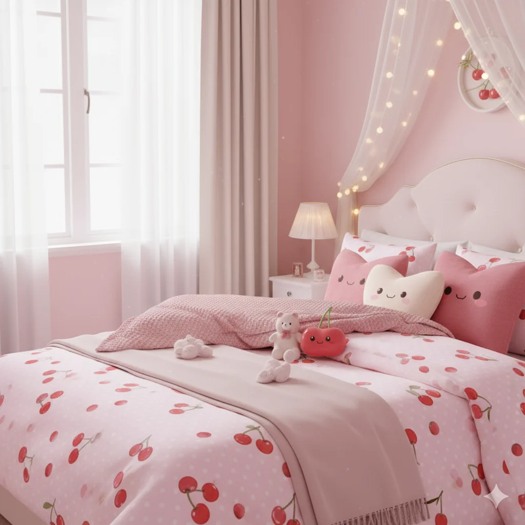 Kawaii Cherry Bedroom Décor Ideas
