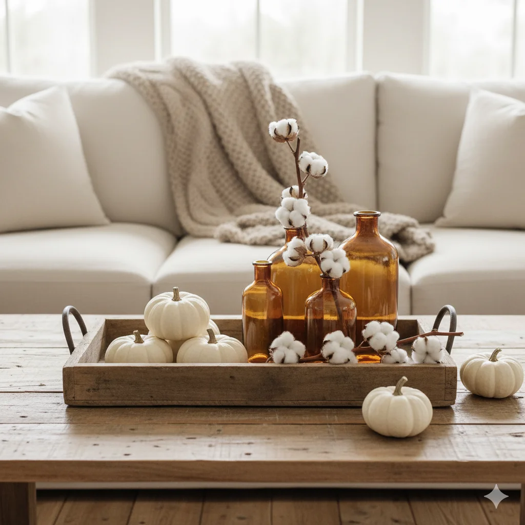 Farmhouse Coffee Table Décor