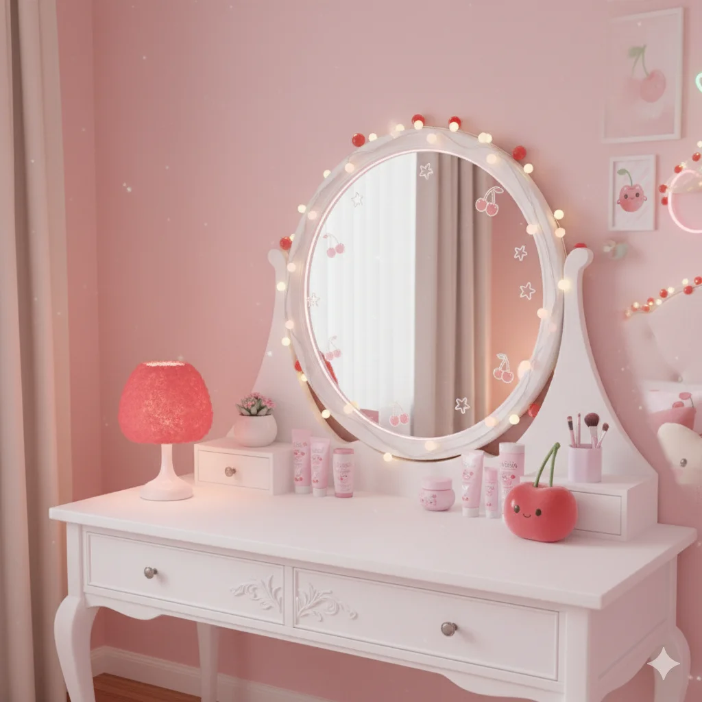 Kawaii Cherry Bedroom Décor