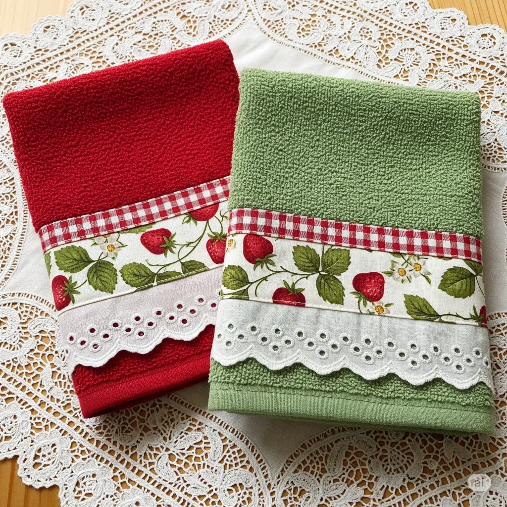 Tea Towel Embellishment