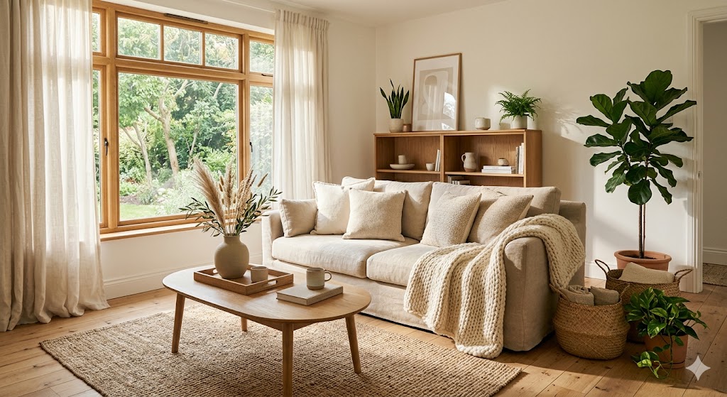 Light-Filled Natural Home Décor Style