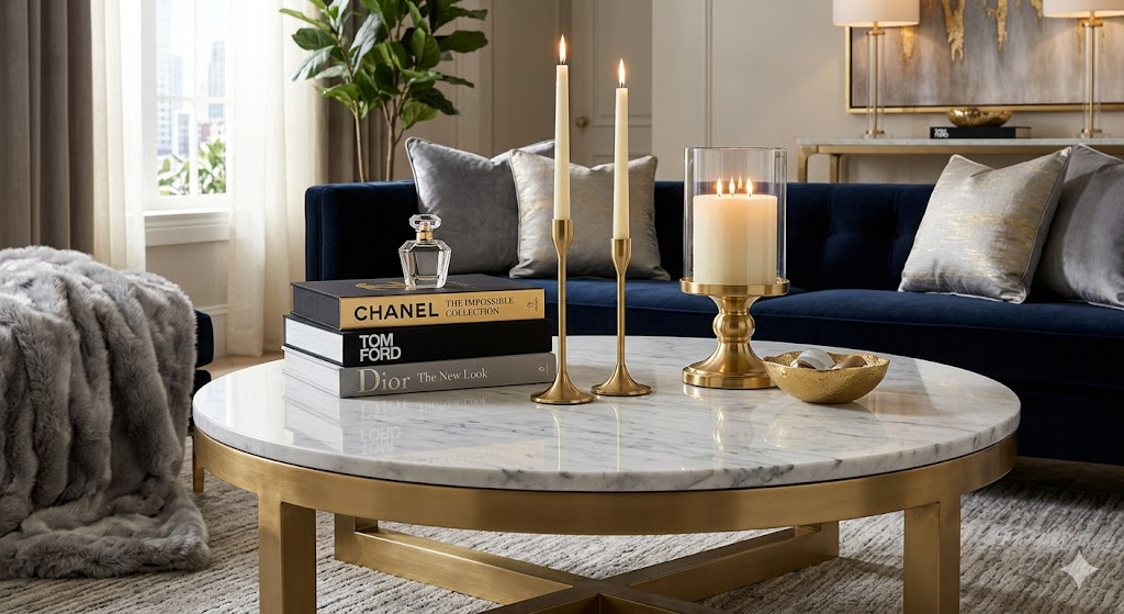 Luxury Coffee Table Décor