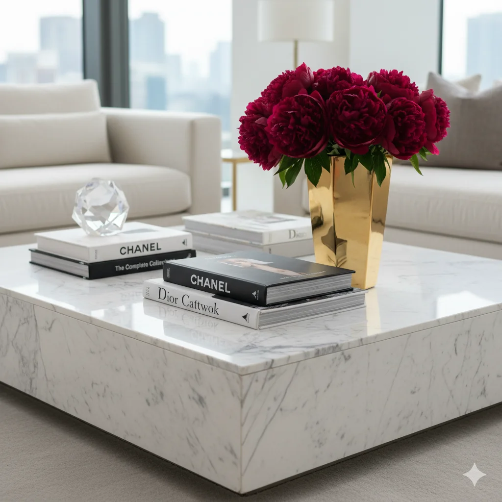 Luxury Coffee Table Décor