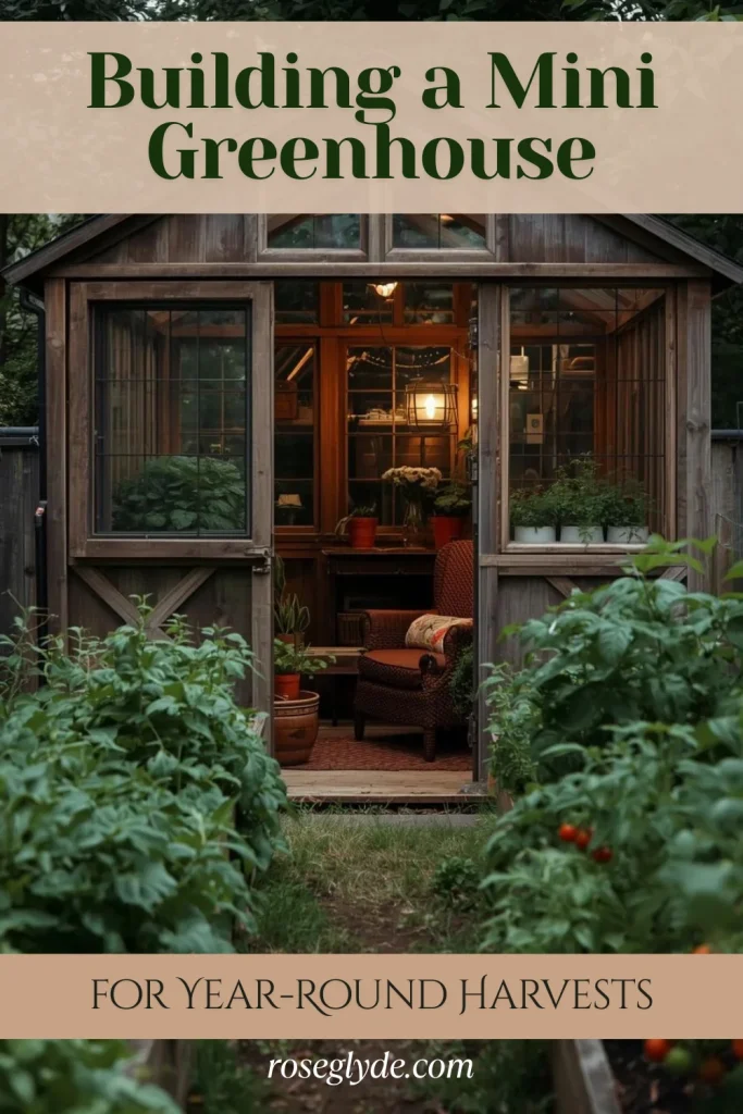 Building a Mini Greenhouse for Year-Round Harvests