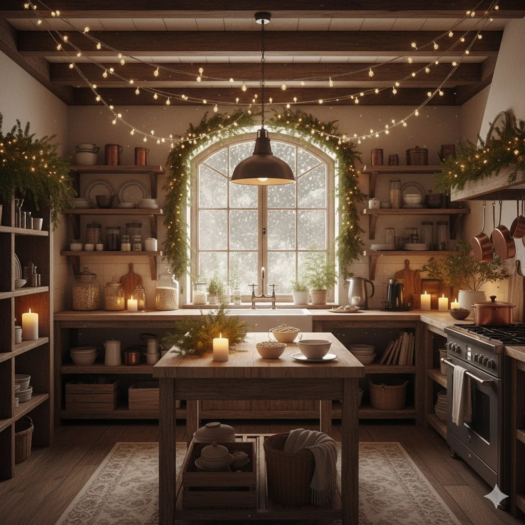 Bring Winter Coziness to Your Rustic Kitchen: Décor & Styling Ideas