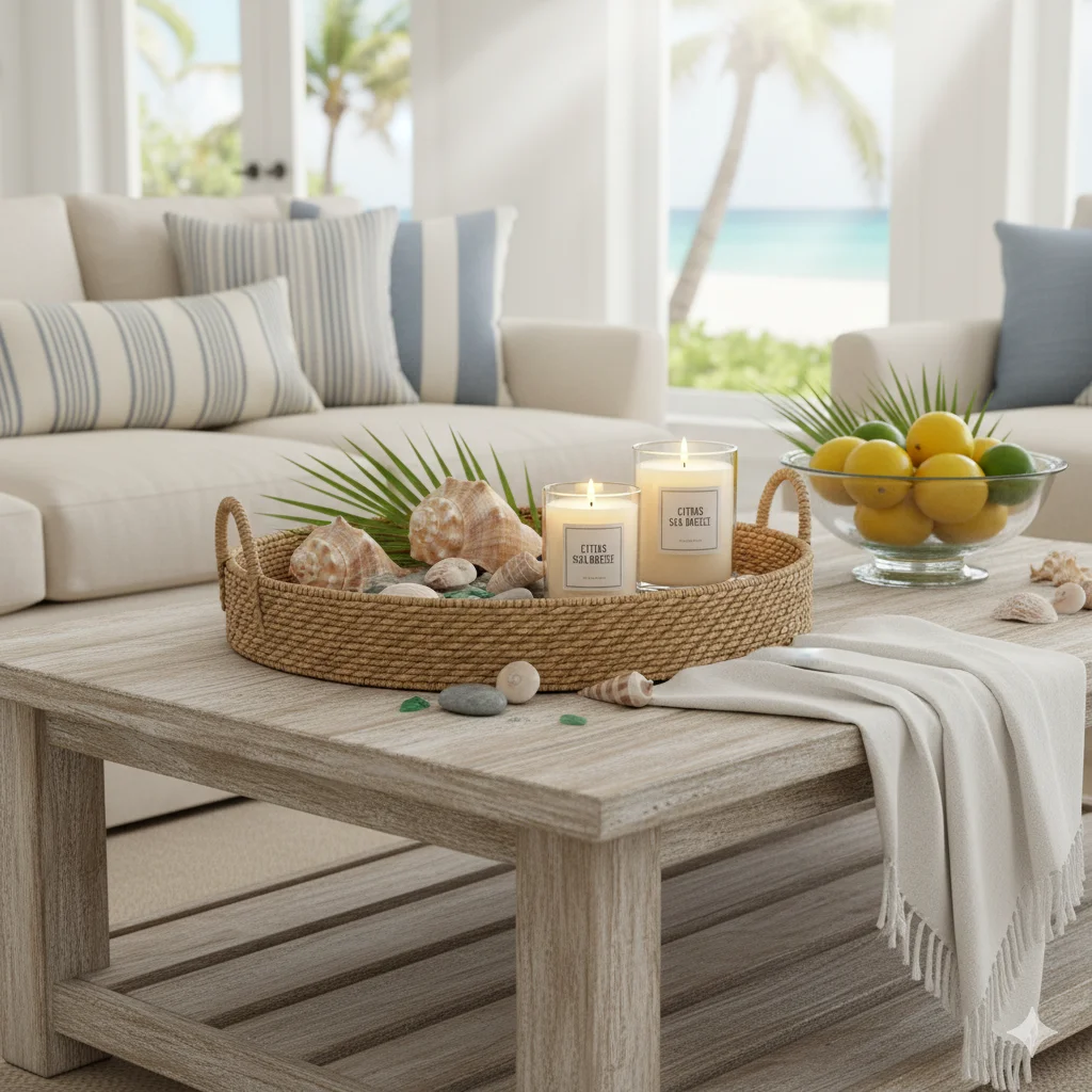 Summer Coffee Table Styling