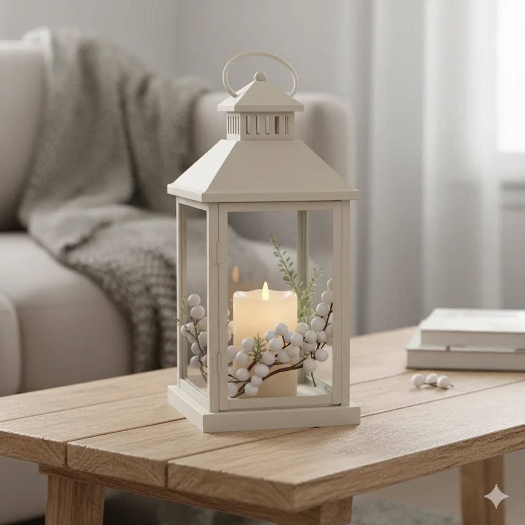 Cozy Winter Home Décor Ideas, winter lantern decor