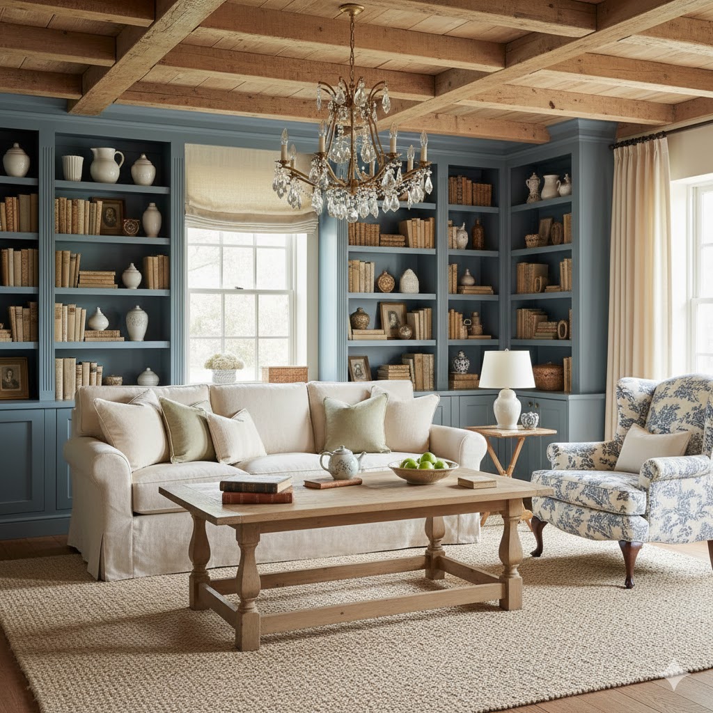 Dusty Blue Living Room Ideas