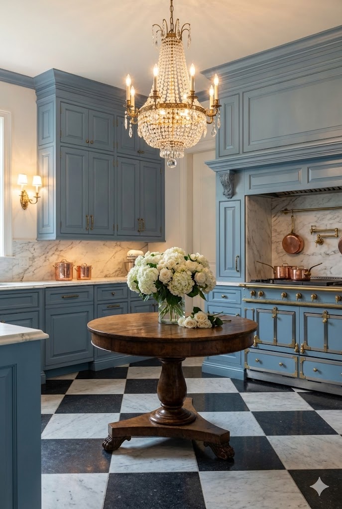 Dusty Blue Kitchen Décor Ideas