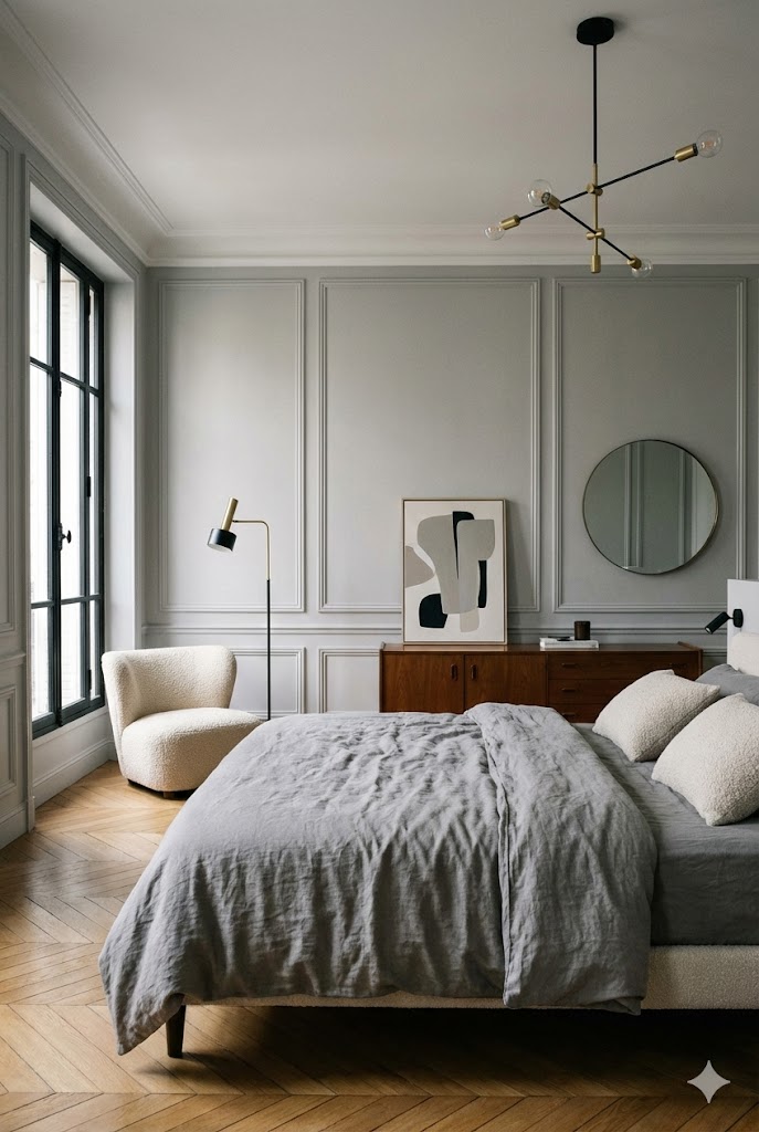 Parisian Chic Bedroom Décor