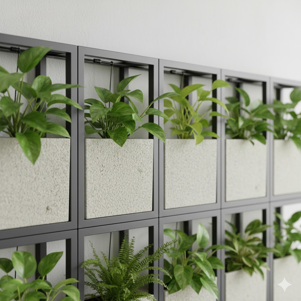 Singapore-style vertical gardens