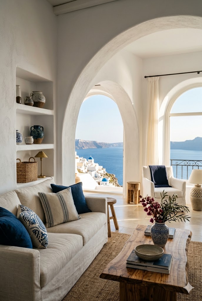 Santorini & Aegean-Inspired Interior