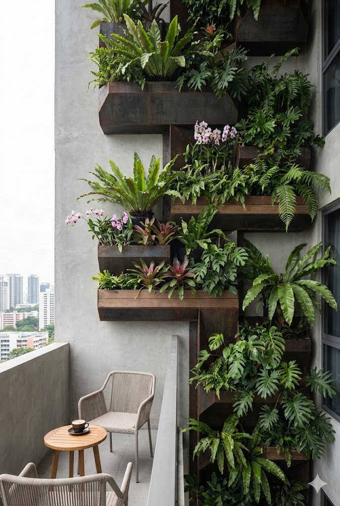 Singapore-Style Vertical Garden