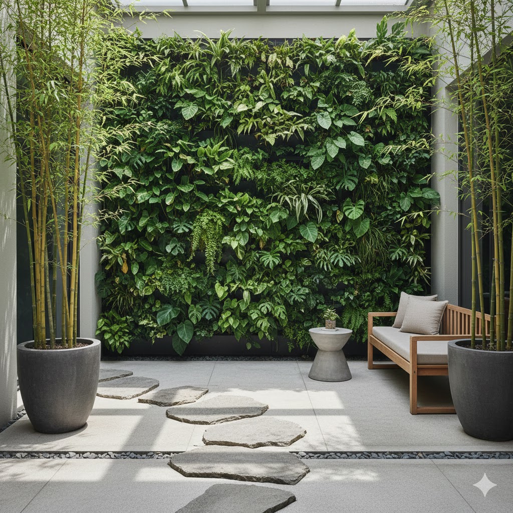 Singapore-style vertical gardens