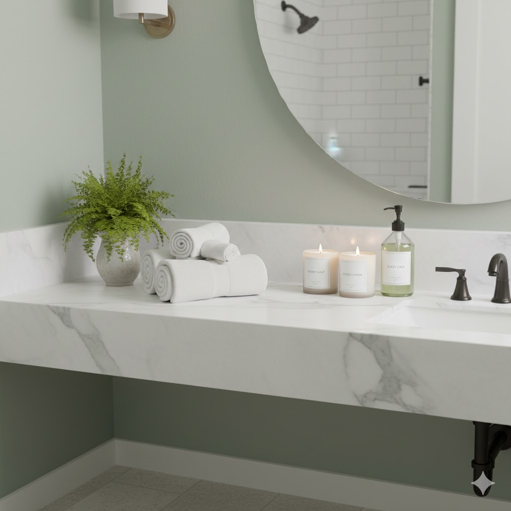 Spring Bathroom decor