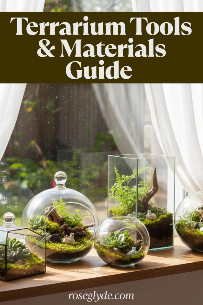 Terrarium Tools and Materials Guide