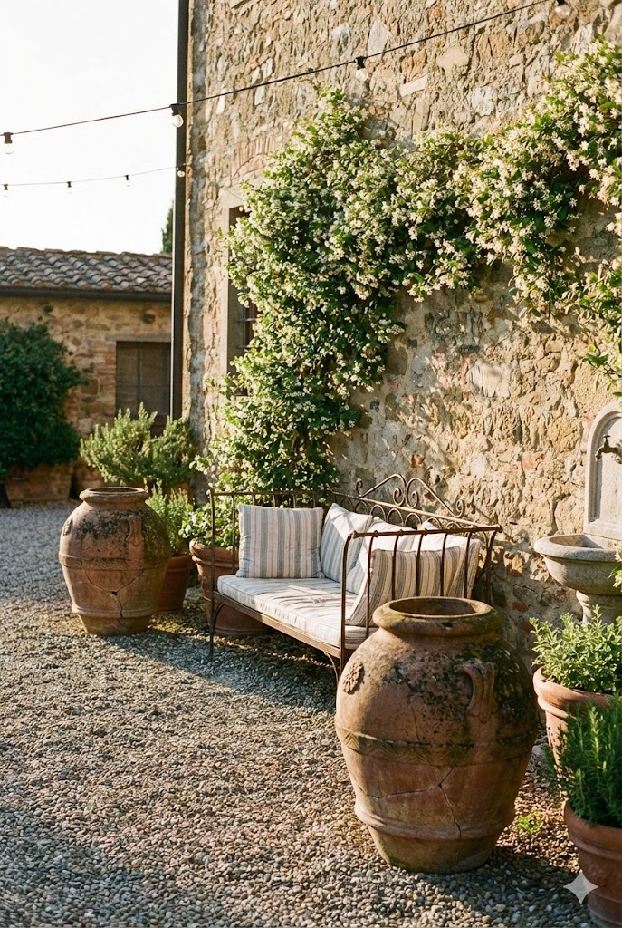 Rustic Garden Features and Decor