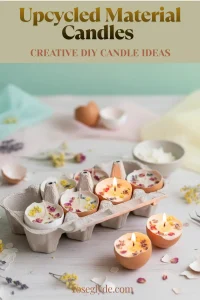 Upcycle Material Candle Ideas