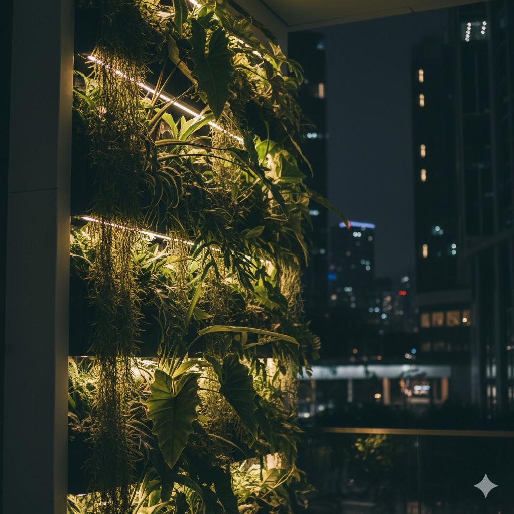 Singapore-style vertical gardens