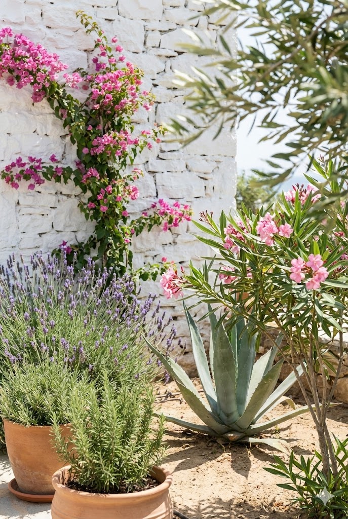 Mykonos Coastal Garden plants