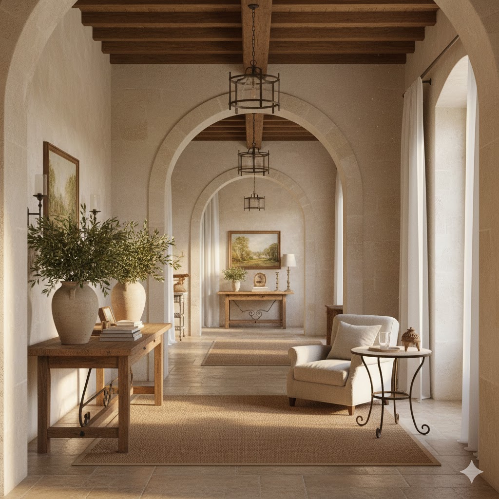 Tuscan Villa Inspiration Light-Filled Spaces and Rustic Architectural